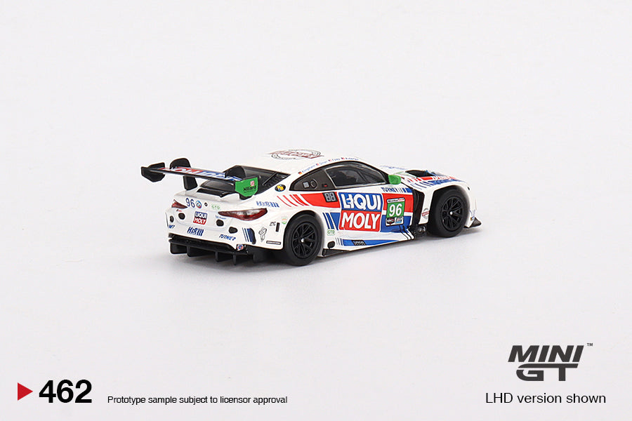 Mini GT 1:64 BMW M4 GT3 #96 Turner Motorsports 2022 IMSA Daytona 24 Hrs LHD MGT00462 Rear