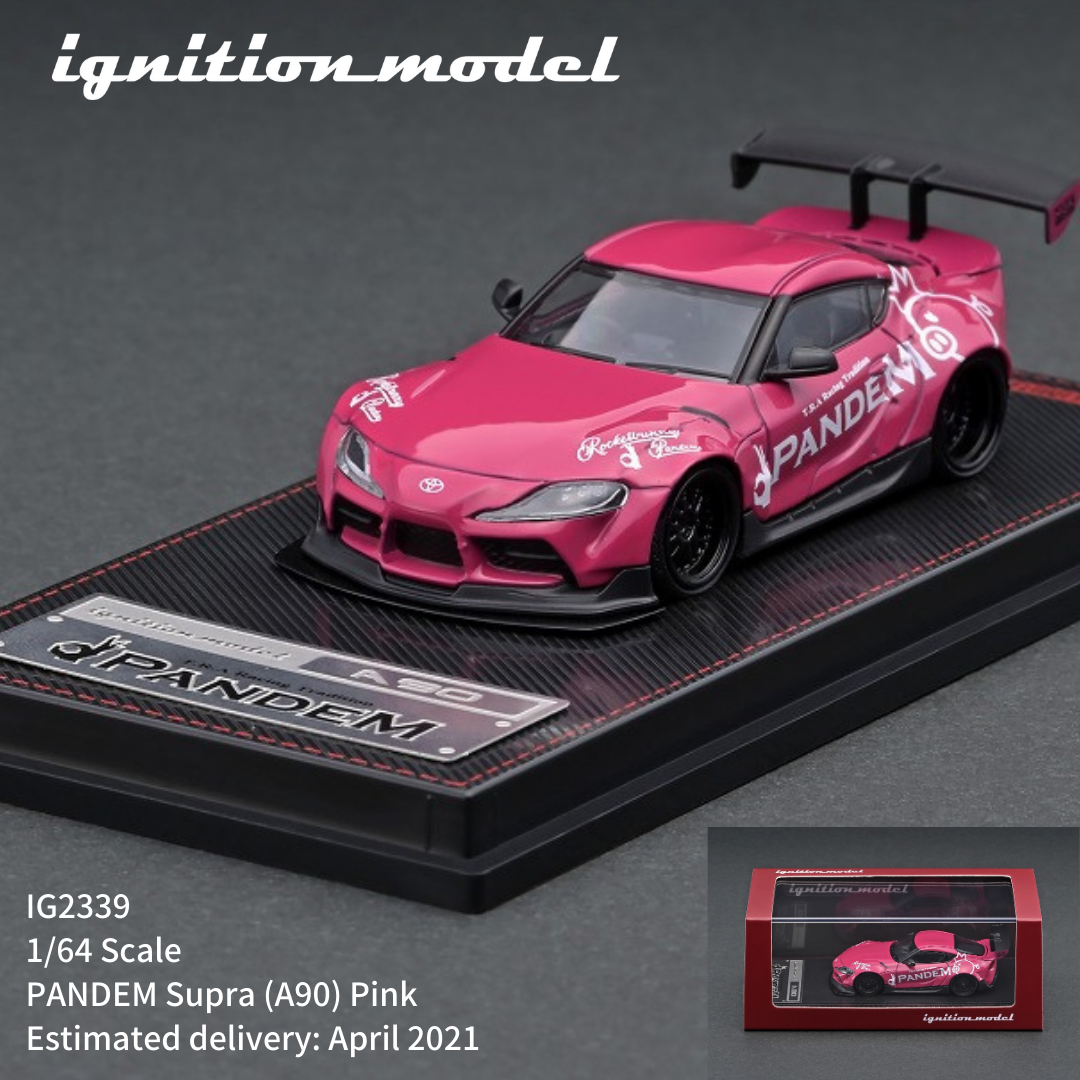 Ignition Model 1:64 PANDEM Toyota Supra A90 Pink – Horizon