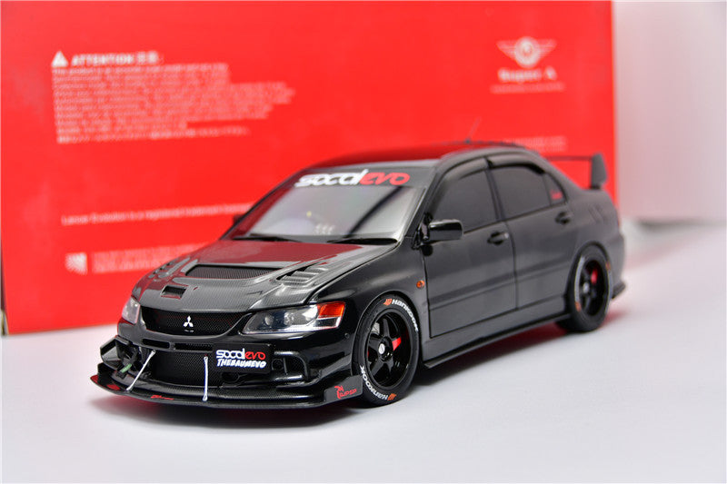 Super A 1:18 Mitsubishi Lancer Evolution EVO IX Metallic Black