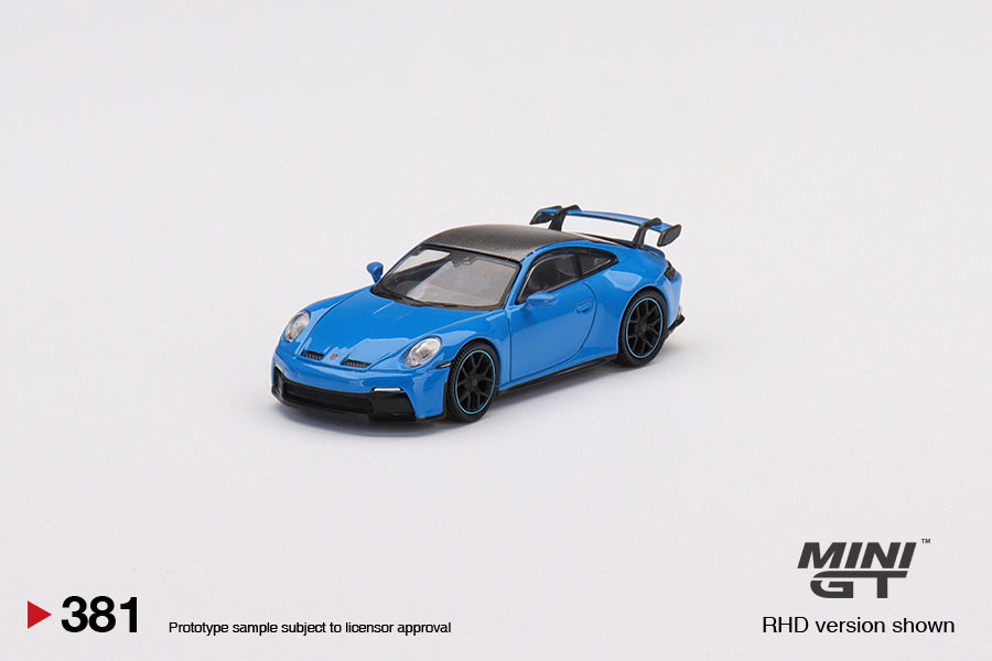 Mini GT 1:64 Porsche 911 (992) GT3 Shark Blue LHD MGT00381-L