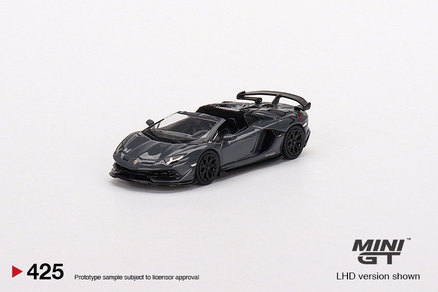 Mini GT 1:64 Lamborghini Aventador SVJ Roadster Griglo Telesto LHD