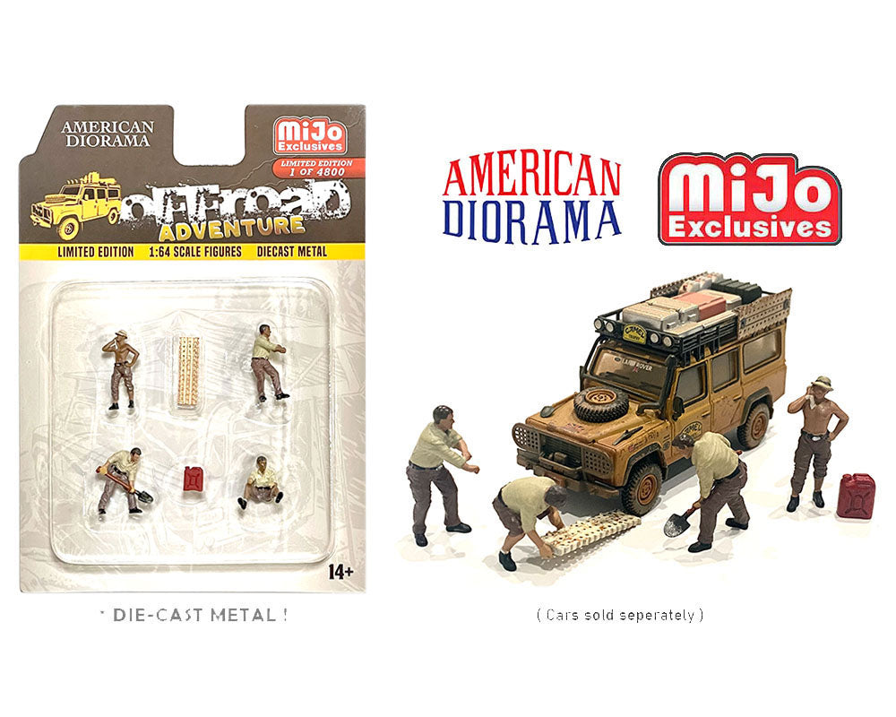 American Diorama 1:64 Figure Set - Off Road Adventure AD-76492MJ