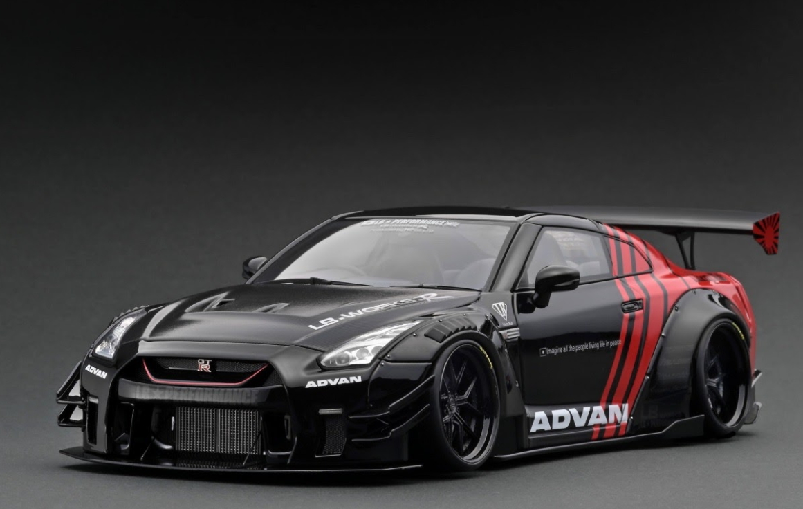 IG2340 LB-WORKS Nissan GT-R R35 type 2 Blue – ignition model