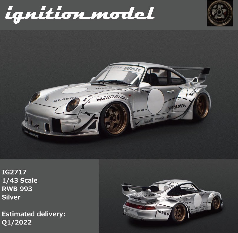 Backorder] Ignition Model 1:43 RWB 993 Silver – Horizon Diecast