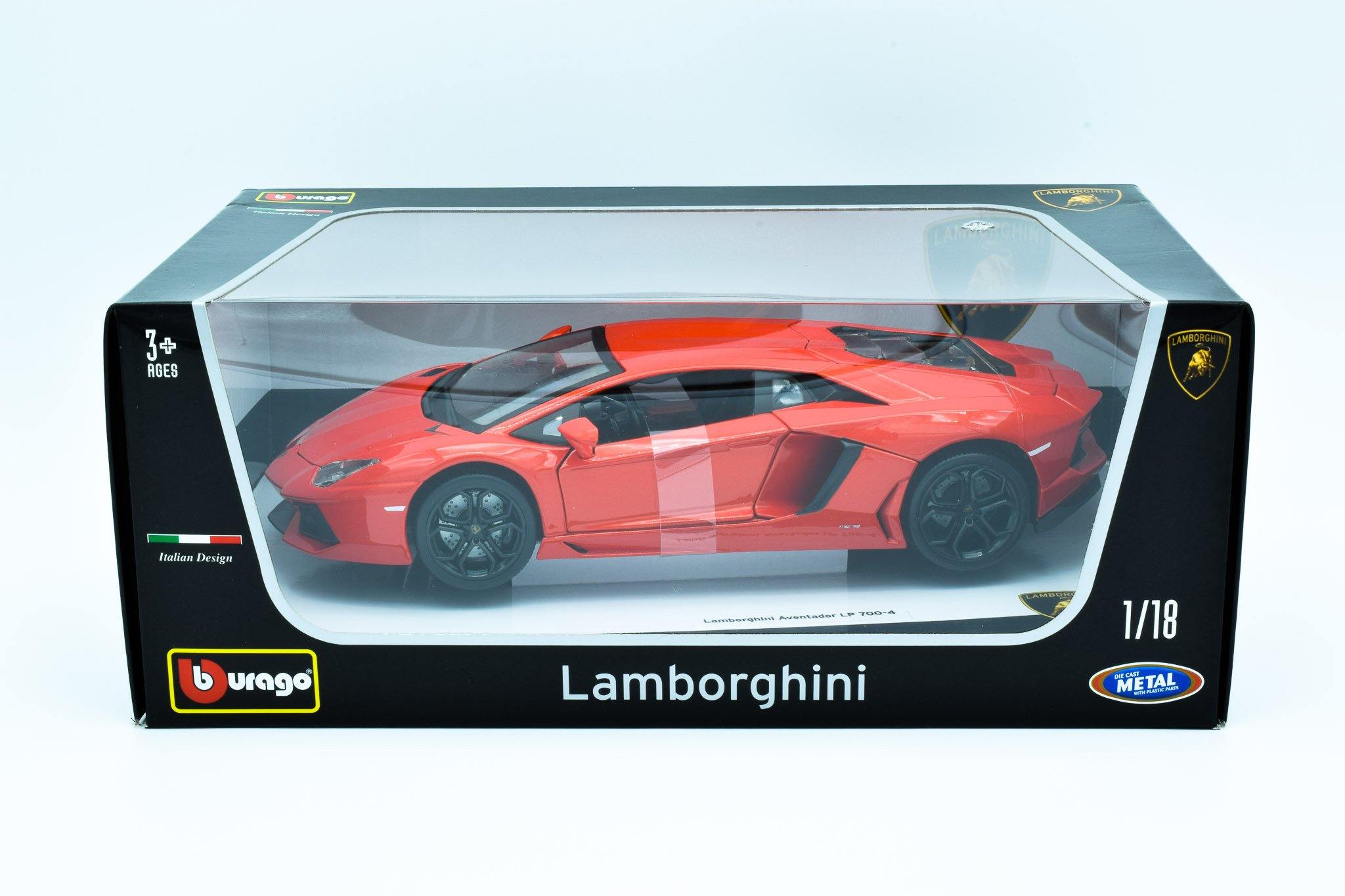 Bburago Lamborghini Aventador LP 700-4 orange 1:18 scale 11033