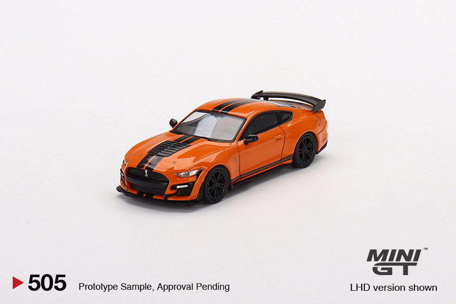 ミニカー MINI GT Ford Mustang Shelby GT500 Mini GT 1:64 Ford Mustang Shelby GT500 Twister Orange LHD MGT00505