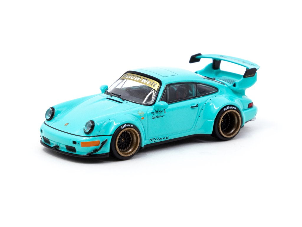 ミニカー PGM 1/64 PORSCHE RWB 964 Tiffany Blue 1/64 PGM Porsche RWB 964 (Blue) Diecast Car Model