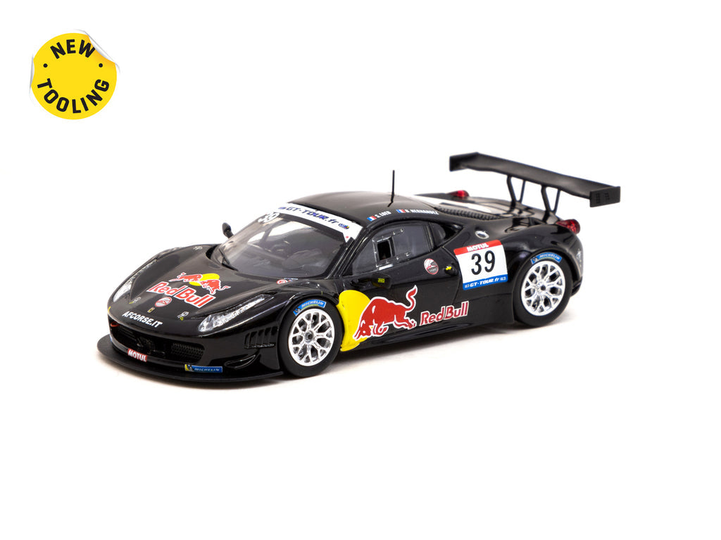 Ferrari 458 2011 スーパーGT300 ミニカー Tarmac Works 1:64 Ferrari 458 Italia GT3 GT TOUR 2011 S.Loeb / B