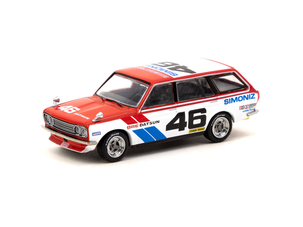 Tarmac Works 1:64 Datsun Bluebird 510 Wagon BRE Datsun #46 T64G