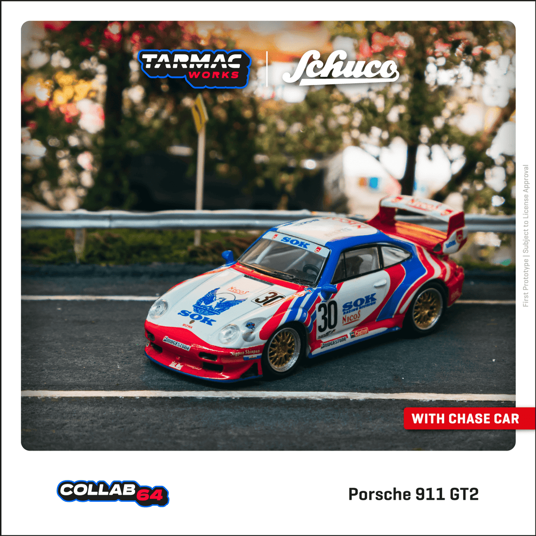 Tarmac Works 1:64 Porsche 911 GT2 Sohgo-Keibi #30 T64S-004-SK