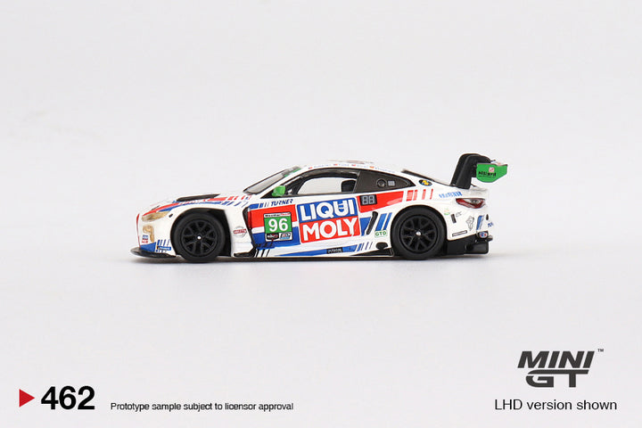Mini GT 1:64 BMW M4 GT3 #96 Turner Motorsports 2022 IMSA Daytona 24 Hrs LHD MGT00462 Side