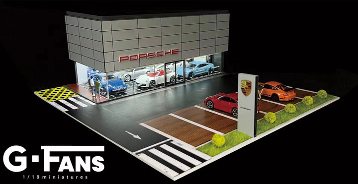 G.Fans 1:64 Diorama Porsche Center Building 710031