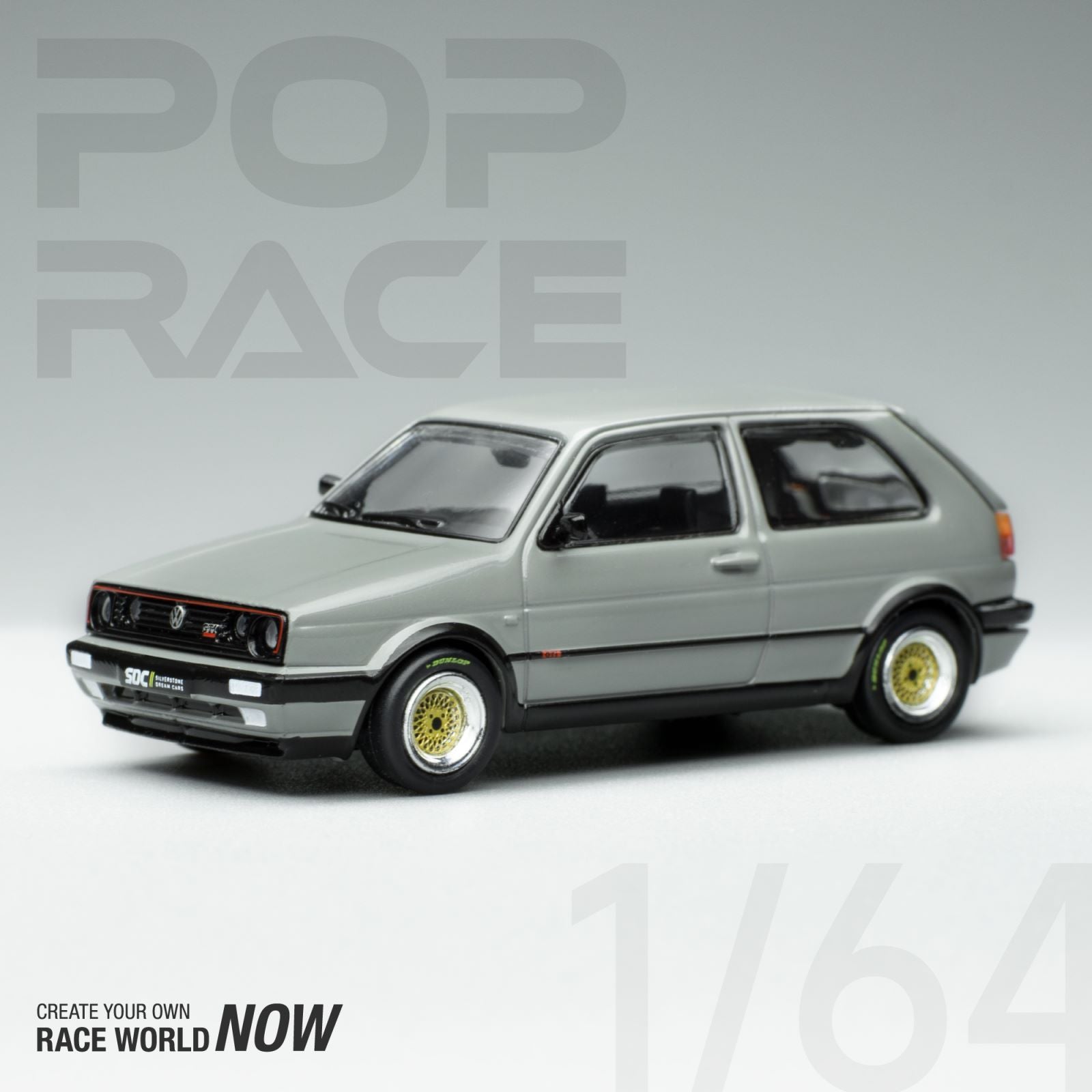 POPRACE 1:64 Volkswagen Golf GTI MK2 Grey PR64-GFM2-GRY – Horizon