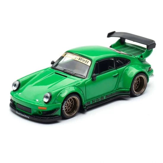 POPRACE 1:64 Porsche RWB 930 Green HEC