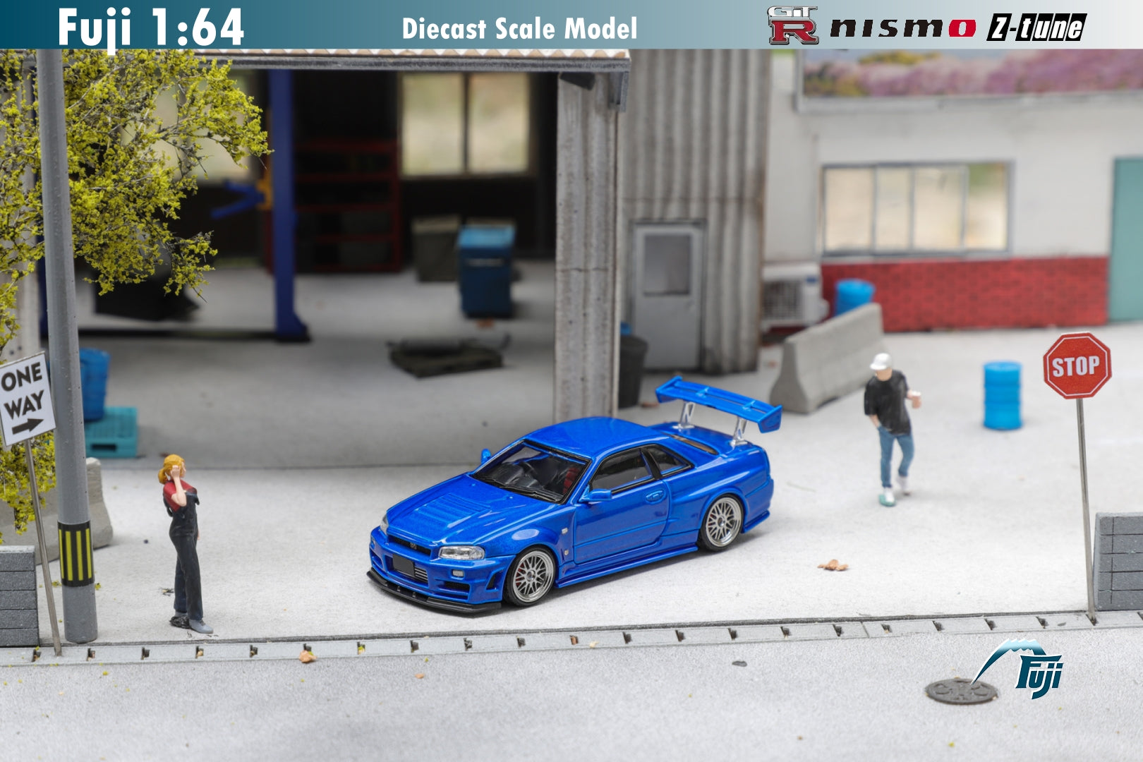 Fuji 1:64 Nissan Skyline GT-R R34 Nismo Z-Tune High-end version (3