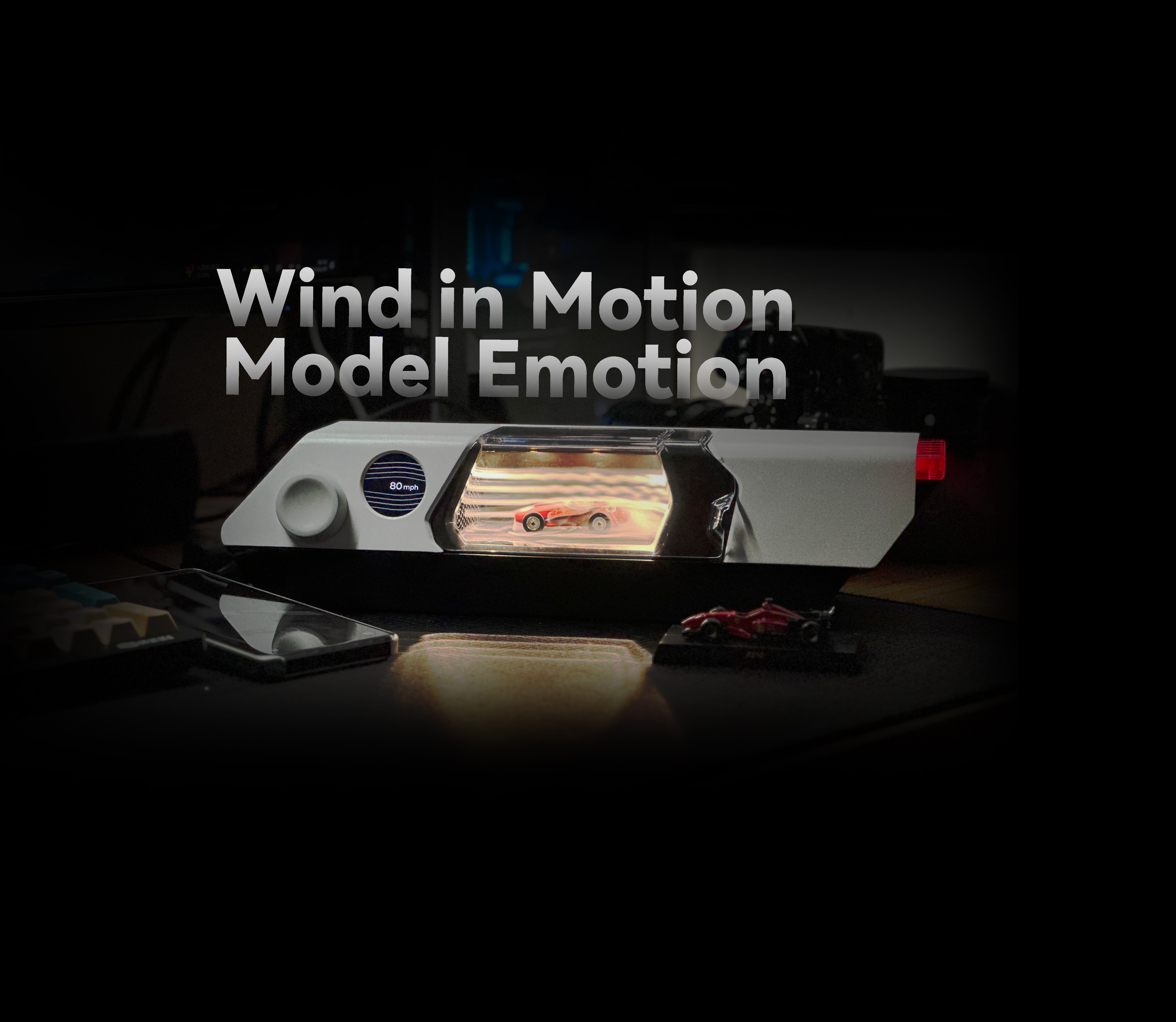 windyちゃん Fun-Tech-Lab 1:64 Windsible: Desktop Wind Tunnel – Horizon Diecast