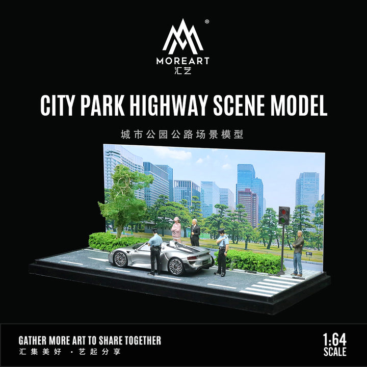 [Preorder] MoreArt 1:64 CITY PARK HIGHWAY SCENE MODEL