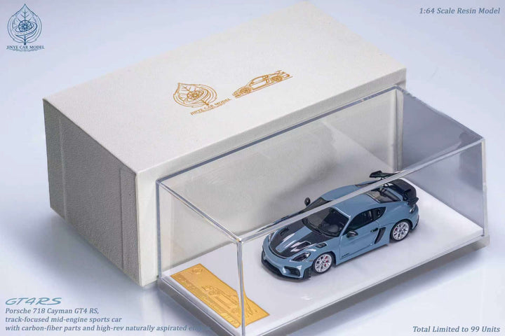 [Preorder] JINYE Car Model 1:64 Porsche 718 M4 GTS (9 Colours)