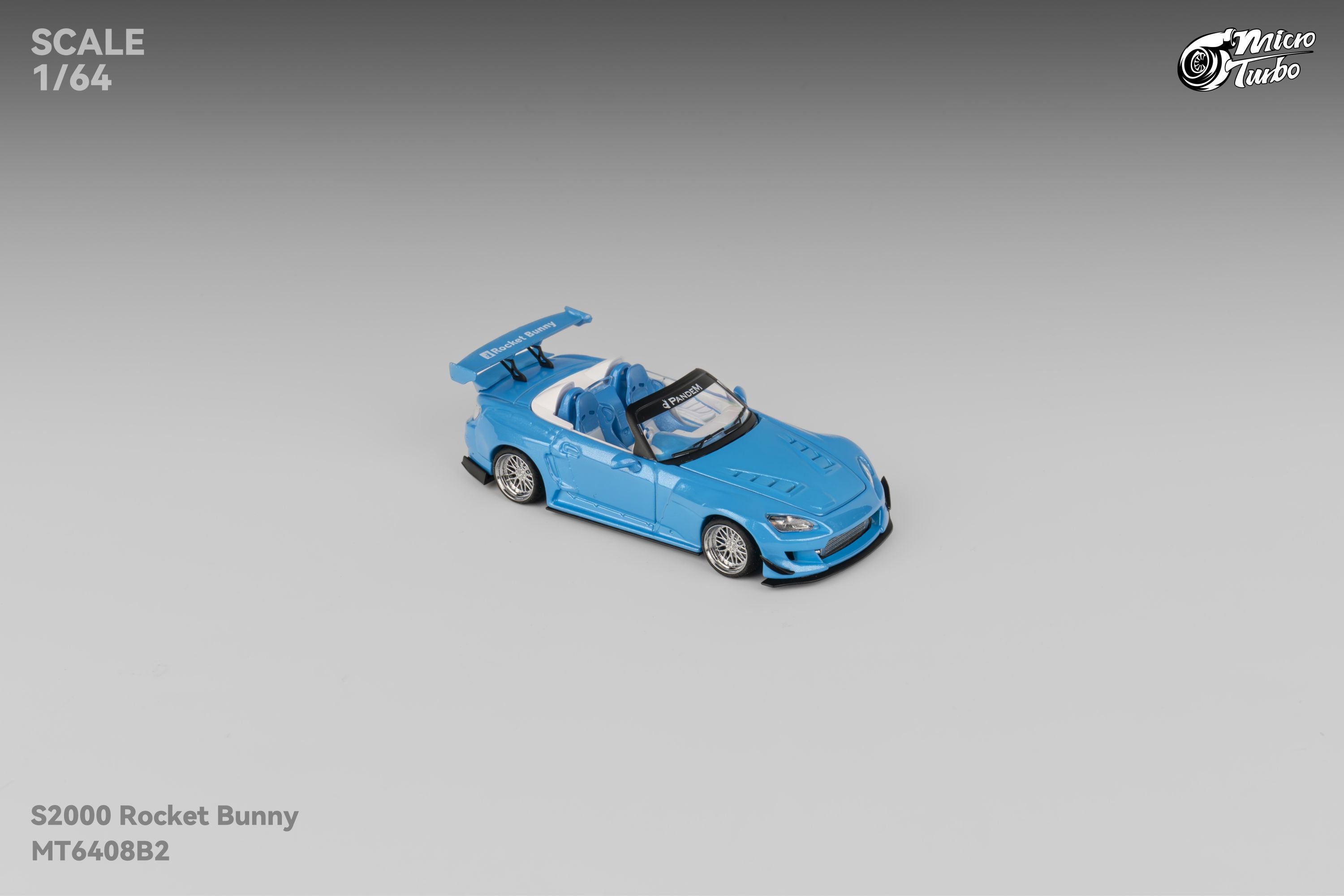 Microturbo 1:64 Custom S2000 RB - Metallic Blue MT6408B2 – Horizon