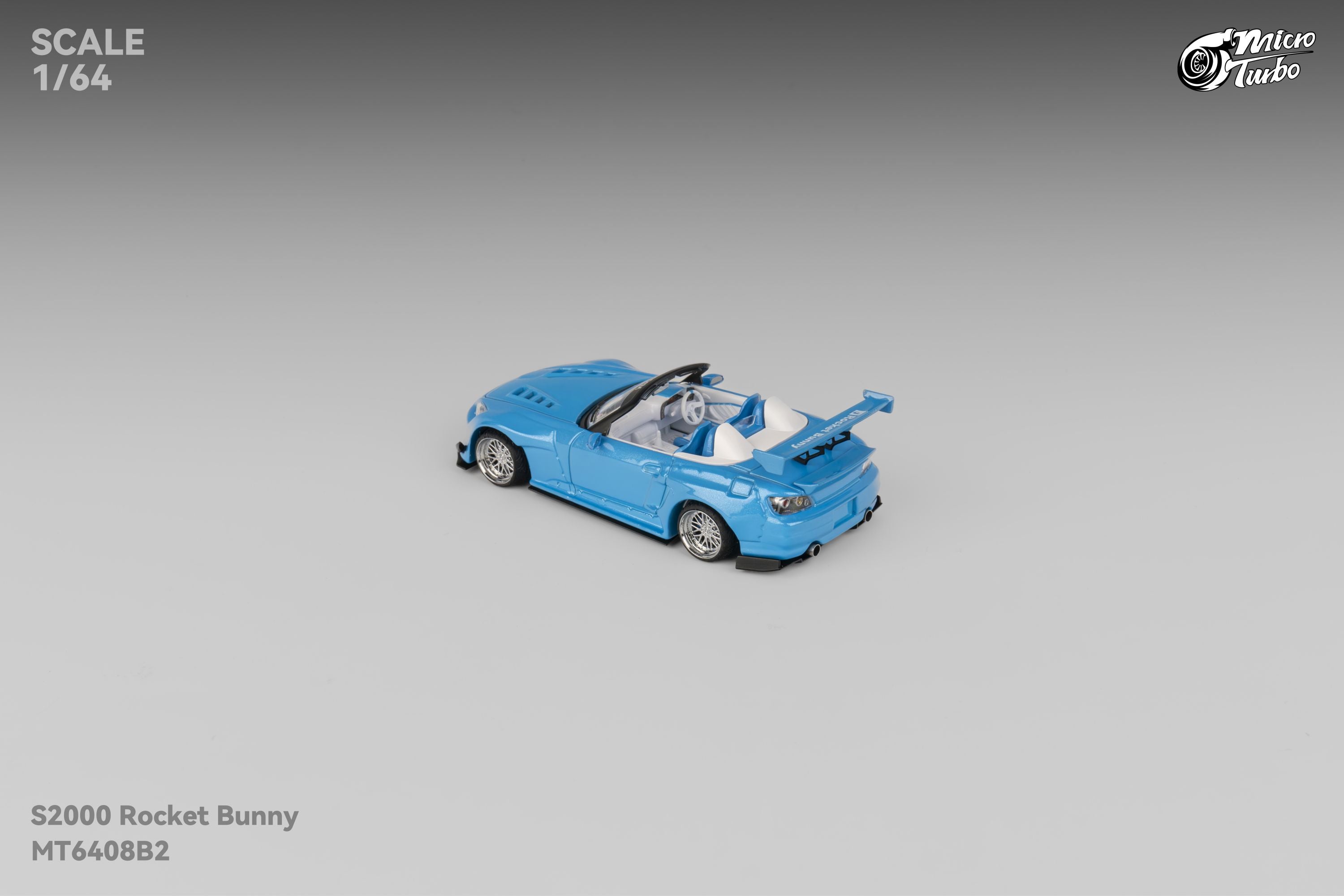 Microturbo 1:64 Custom S2000 RB - Metallic Blue MT6408B2 – Horizon