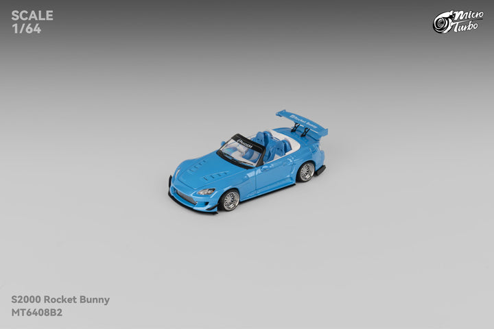 [Preorder] Microturbo 1:64 Custom S2000 RB - Metallic Blue