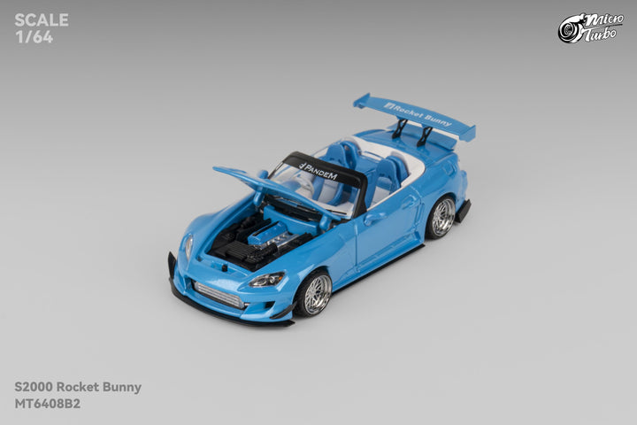 [Preorder] Microturbo 1:64 Custom S2000 RB - Metallic Blue