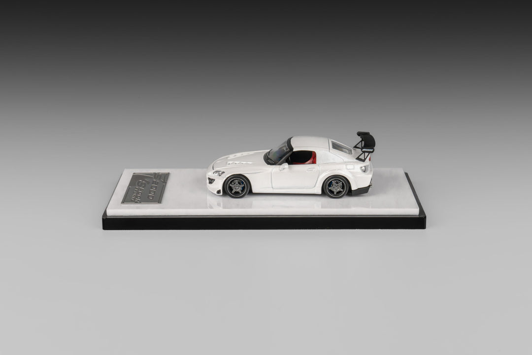 [Preorder] Microturbo 1:64 Custom S2000 Spoon Racing - White