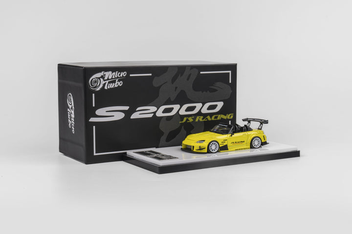 Microturbo 1:64 Custom S2000 JS Racing - Indy Yellow Pearl