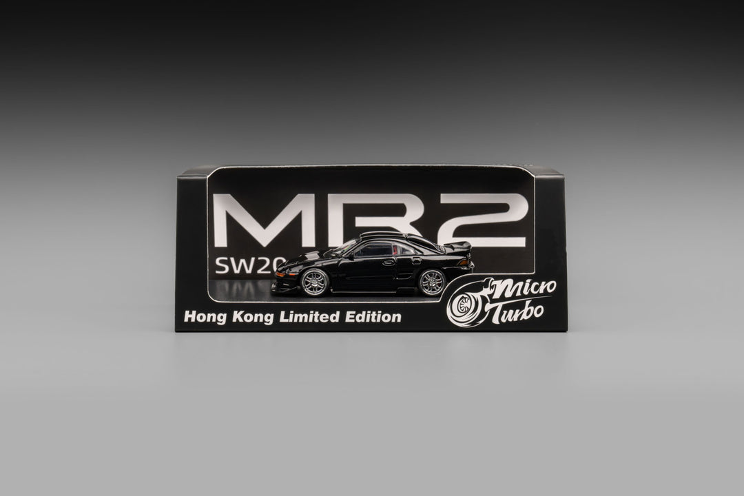 [Preorder] Microturbo 1:64 Custom MR2 SW20 Hong Kong Limited Edition - Metallic Black