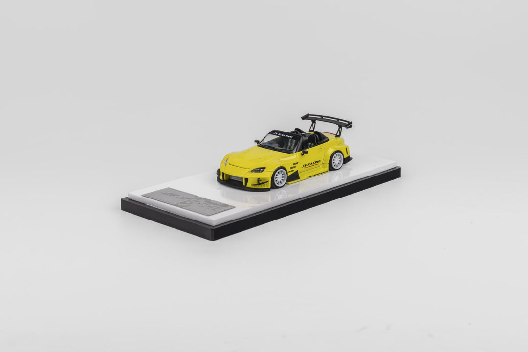 Microturbo 1:64 Custom S2000 JS Racing - Indy Yellow Pearl