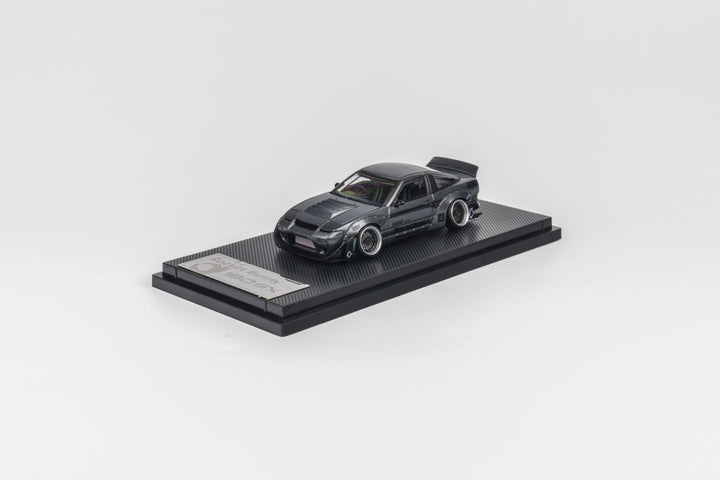 Microturbo 1:64 Custom Rocket Bunny 180SX - Frosted Grey