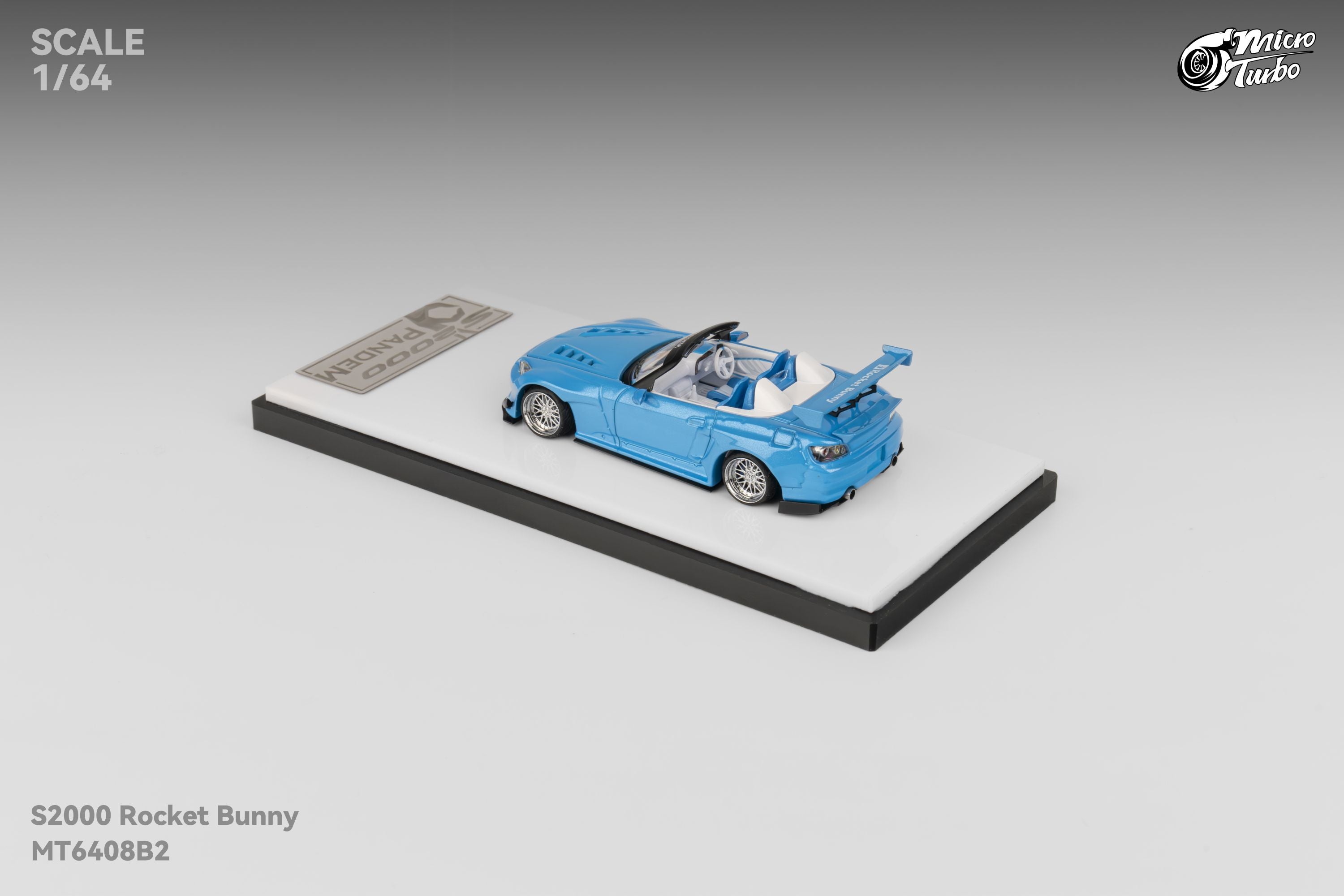 Microturbo 1:64 Custom S2000 RB - Metallic Blue MT6408B2 – Horizon