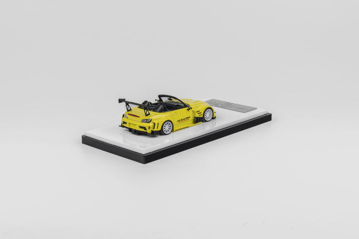 Microturbo 1:64 Custom S2000 JS Racing - Indy Yellow Pearl