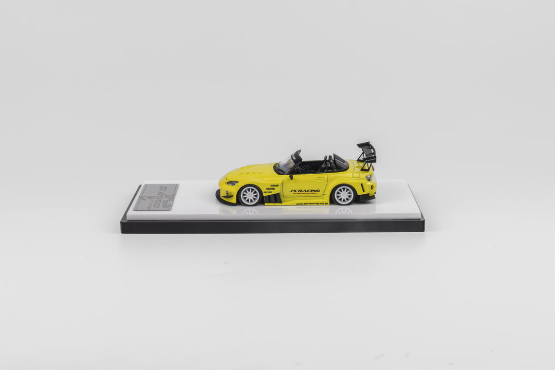 Microturbo 1:64 Custom S2000 JS Racing - Indy Yellow Pearl