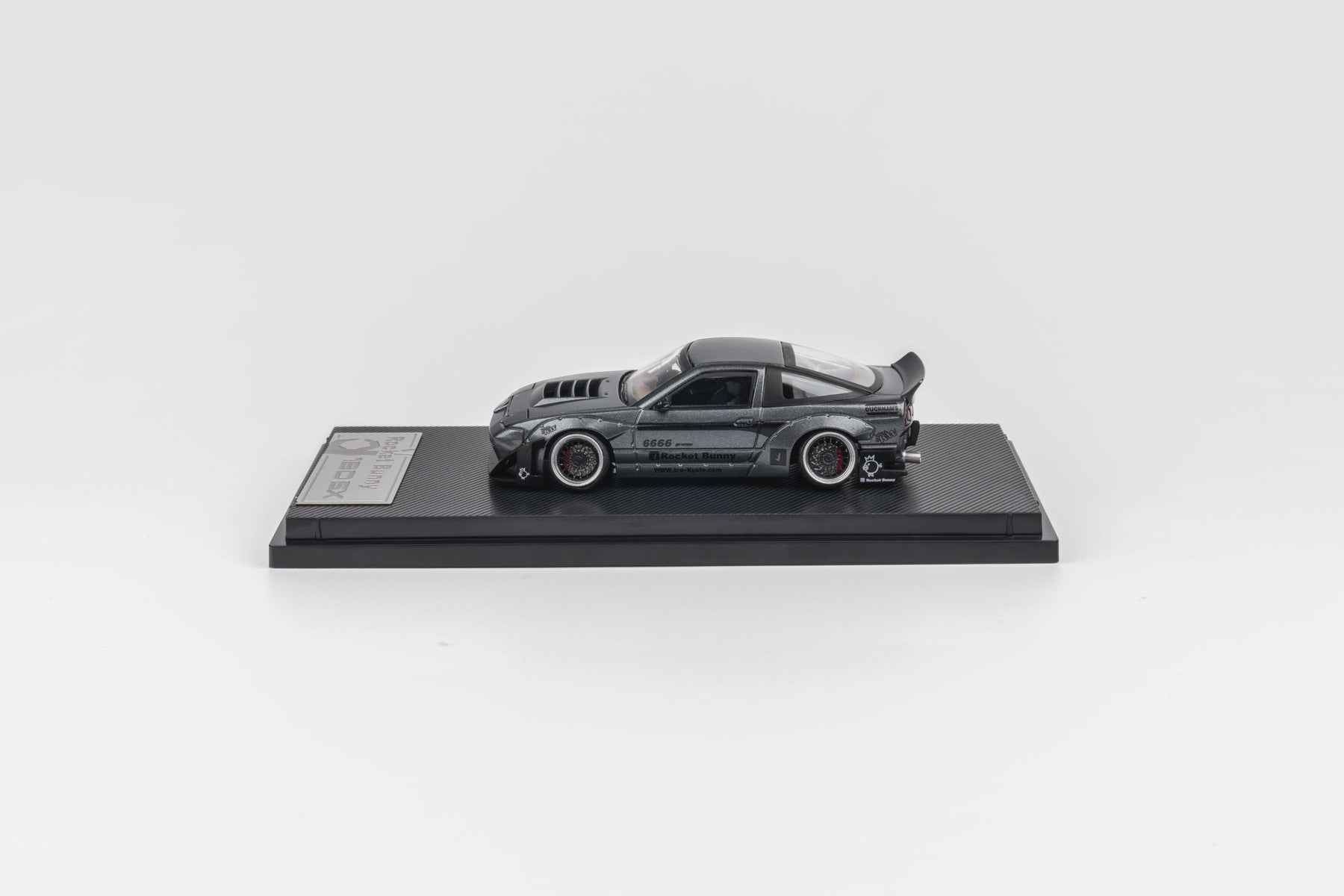 Microturbo 1:64 Custom Rocket Bunny 180SX - Frosted Grey – Horizon Diecast
