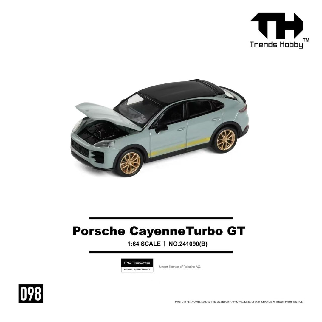 [Preorder] Trends Hobby 1:64 Porsche Cayenne Turbo GT - Cement Grey 241090(B)