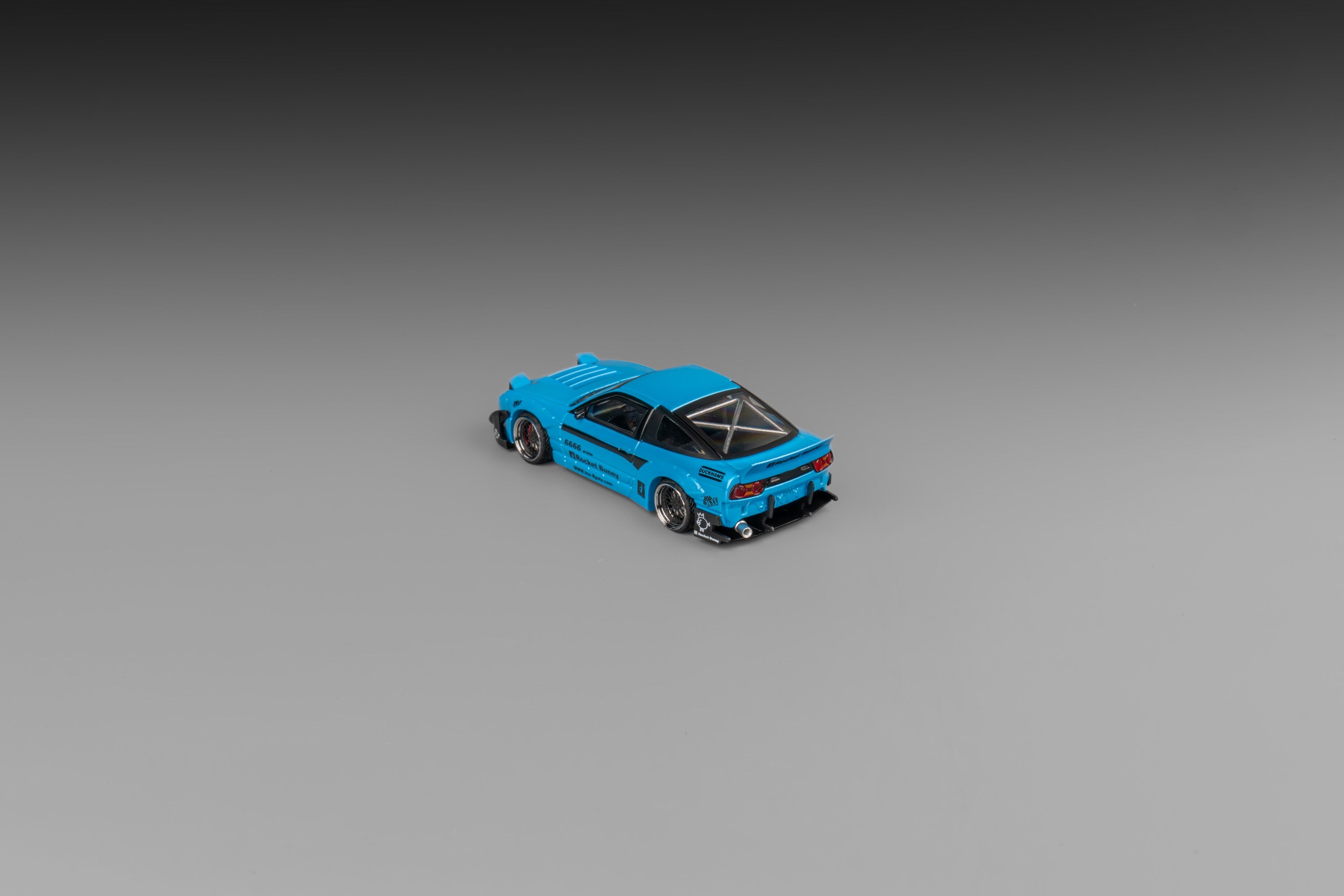 Microturbo 1:64 Custom 180SX RB - Metallic Blue MT6407C2
