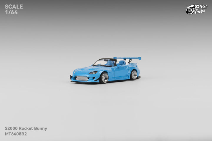 [Preorder] Microturbo 1:64 Custom S2000 RB - Metallic Blue