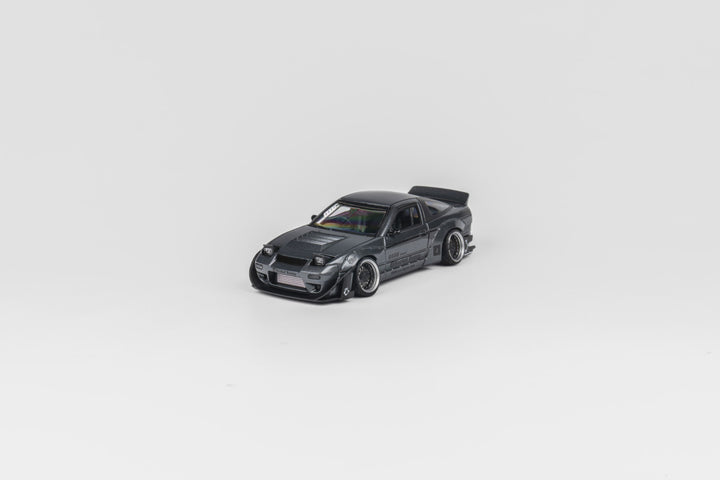 Microturbo 1:64 Custom Rocket Bunny 180SX - Frosted Grey