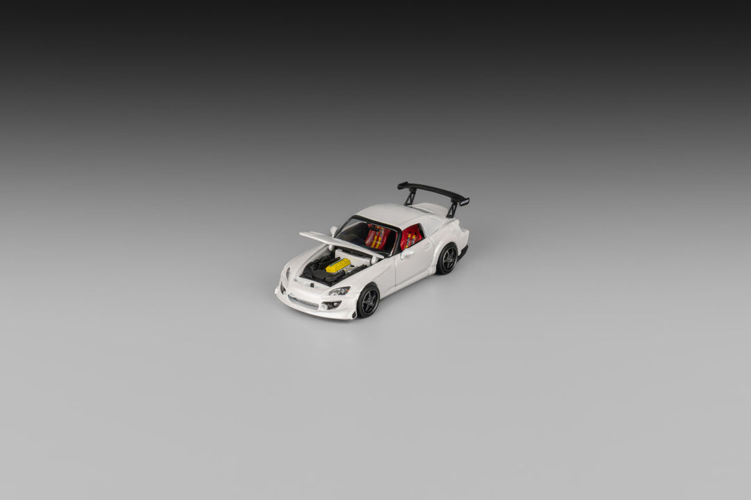 [Preorder] Microturbo 1:64 Custom S2000 Spoon Racing - White