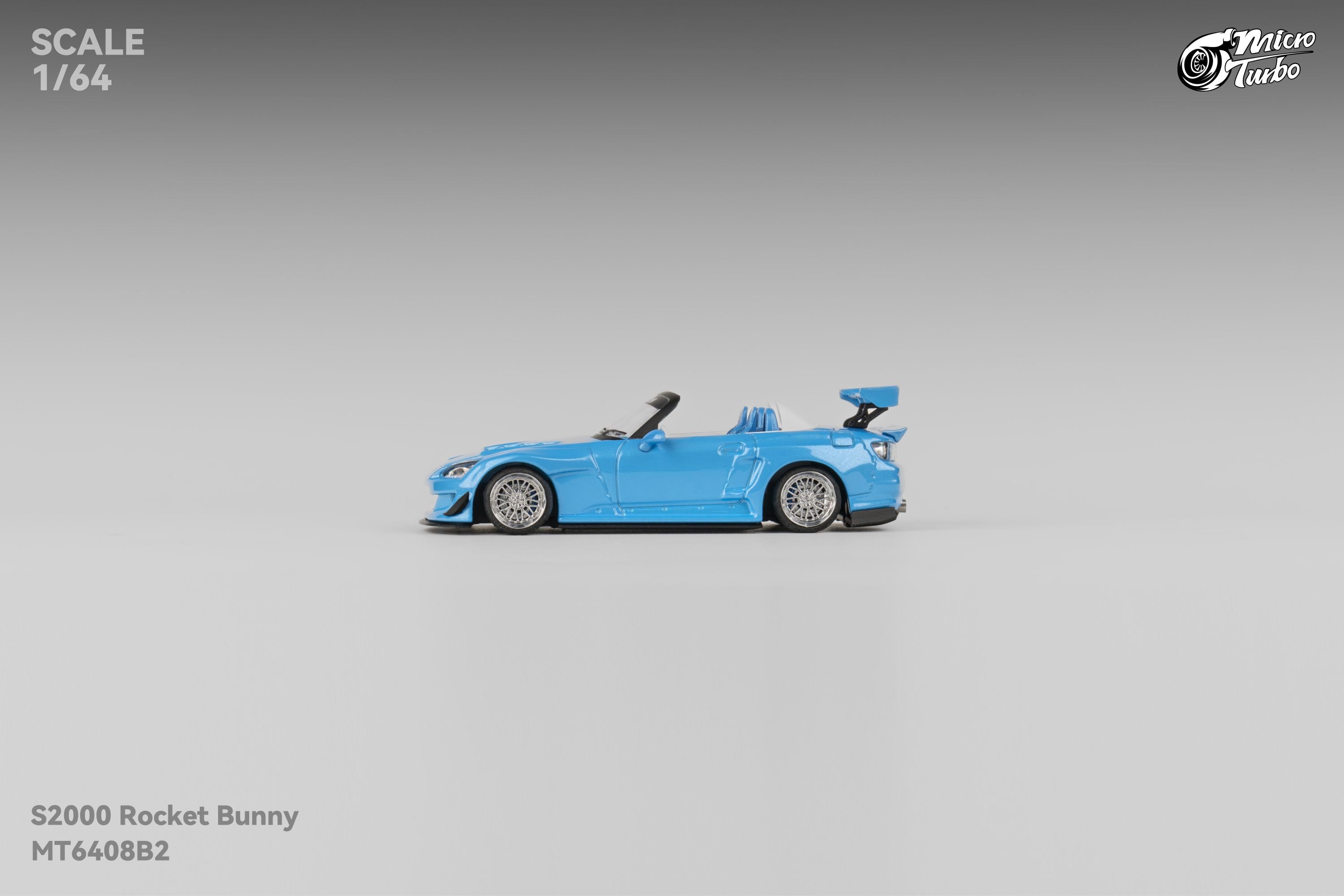 Microturbo 1:64 Custom S2000 RB - Metallic Blue MT6408B2 – Horizon