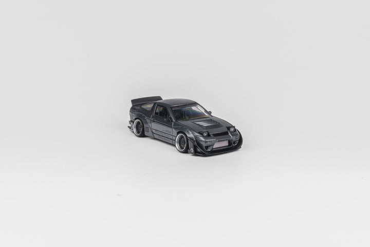 Microturbo 1:64 Custom Rocket Bunny 180SX - Frosted Grey