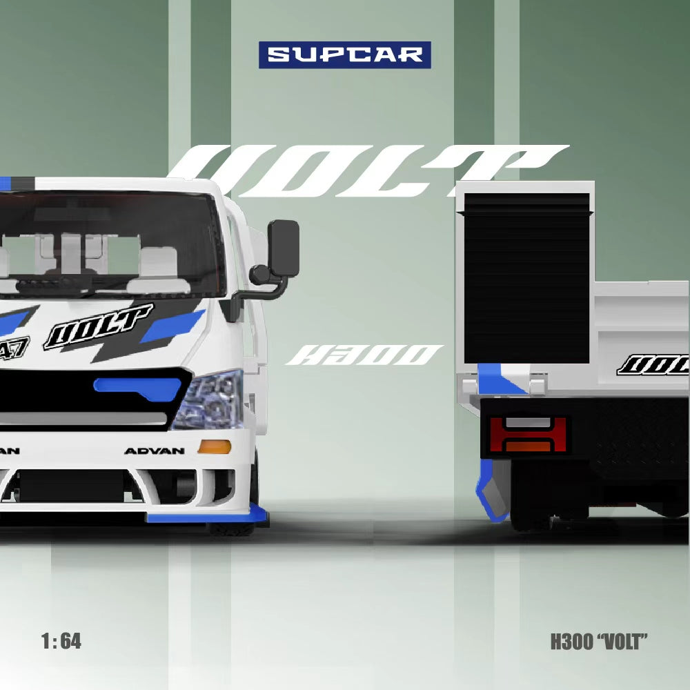 [Preorder] SUPCAR 1:64 ADVAN“VOLT” H300 Blue&amp;White Livery SC647237