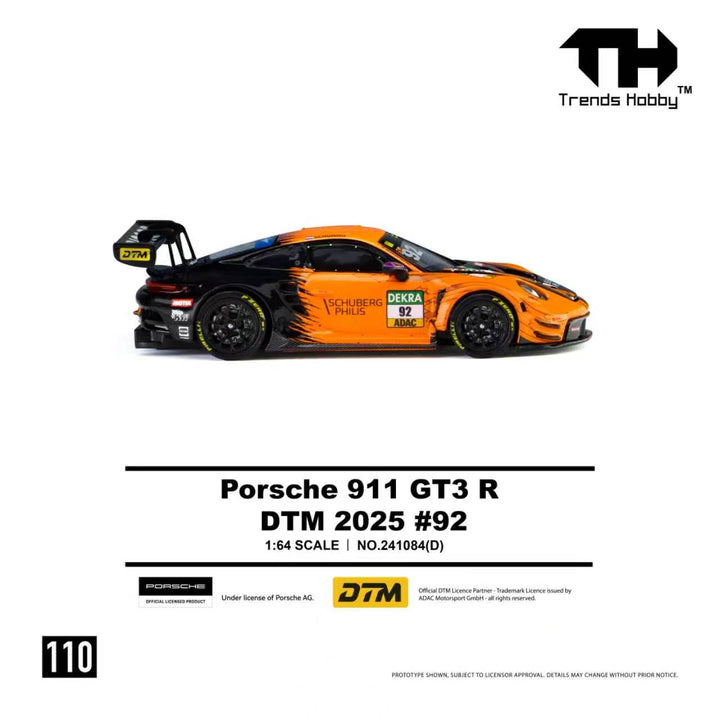 [Preorder] Trends Hobby 1:64 Porsche 911 GT3 R DTM 2025 