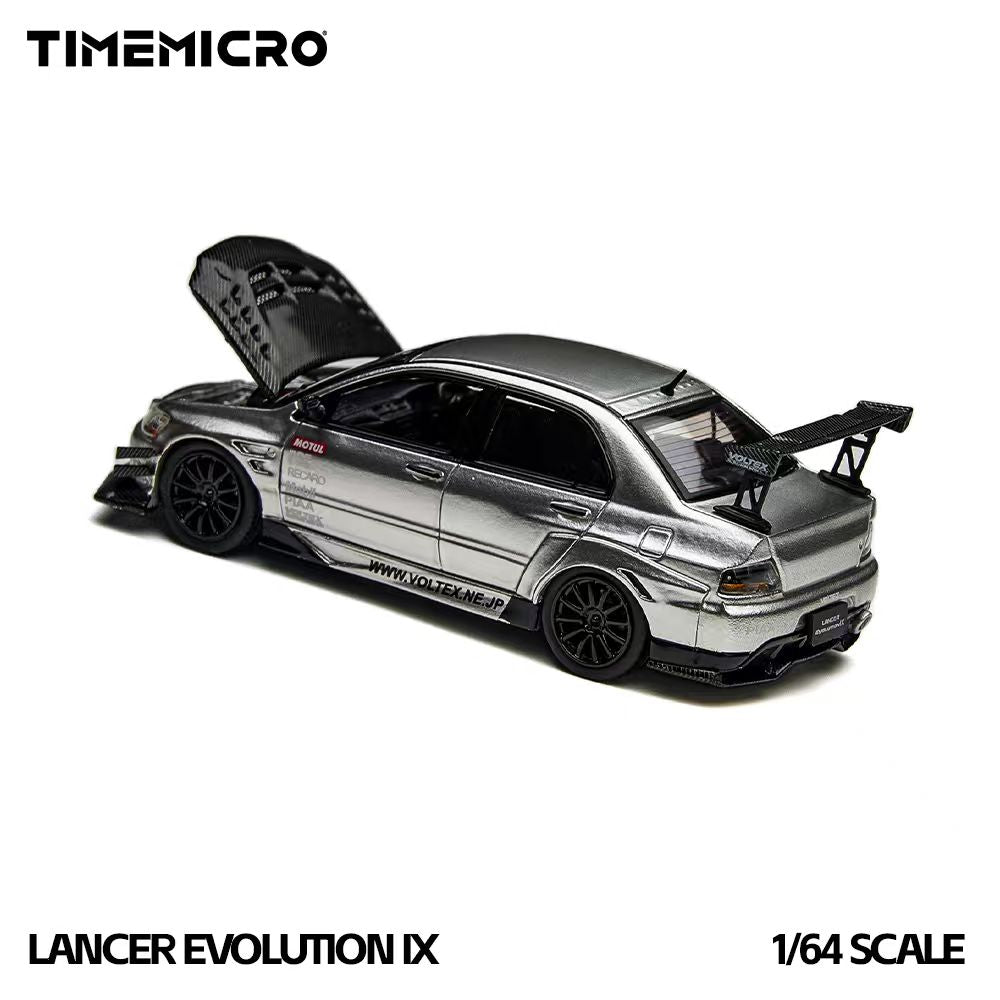 [Preorder] Time Micro 1:64 Mitsubishi Lancer Evolution IX Silver TM800213