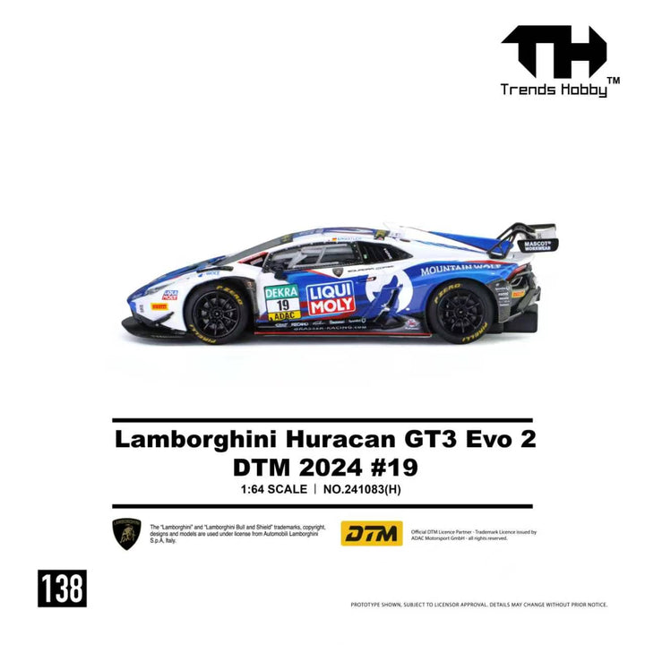 [Preorder] Trends Hobby 1:64 Lamborghini Huracan GT3 EVO2 - DTM 2024 