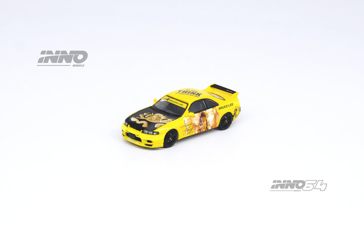 Inno64 1:64 Nissan Skyline GT-R (R33) BRUCE LEE” Yellow IN64-R33-BRUCELEE