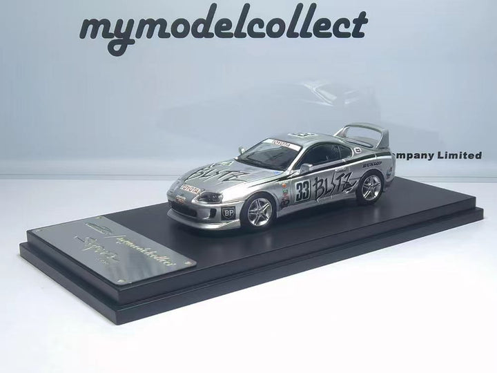 [Preorder] Model Collect 1:64 Toyota supra JZA80 Silver BLiTZ Livery MC640020C