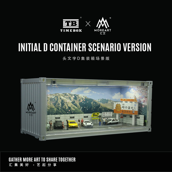 [Preorder] Time Box & MoreArt 1:64 INITIAL D CONTAINER SCENARIO MODEL