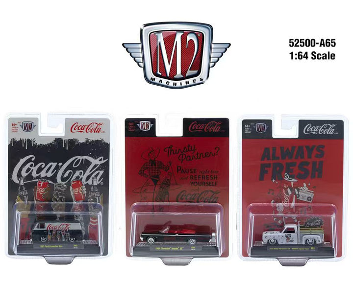 [Preorder] M2 Machines 1:64 Coca-Cola 2026 Release A65 Assortment